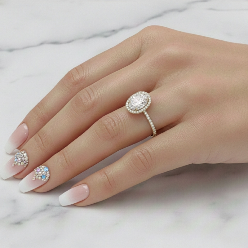  diamond Ring 14k Gold Yellow