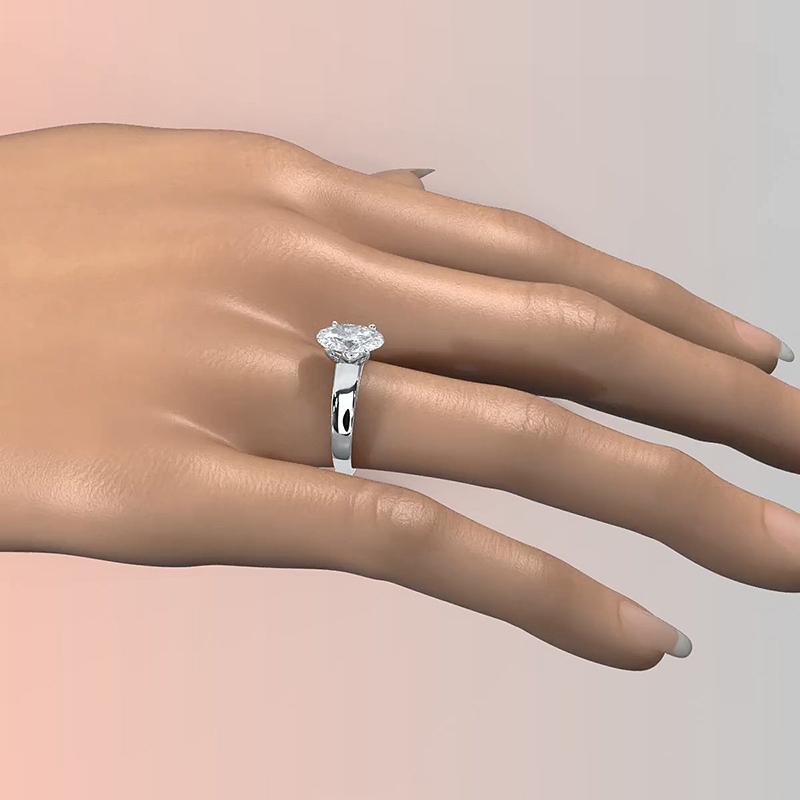  diamond Ring 14k Gold White