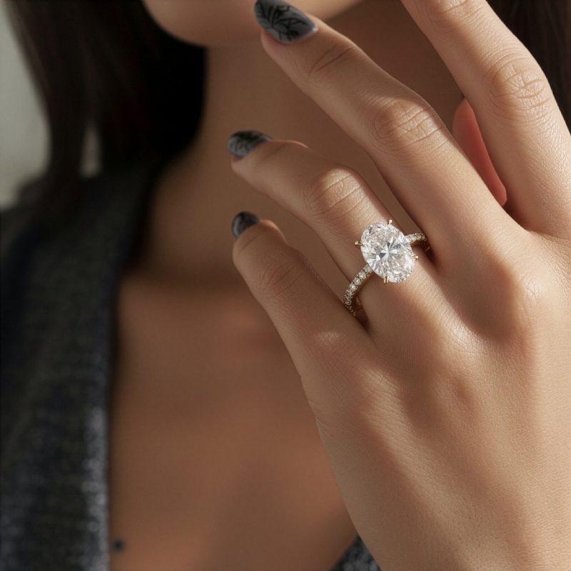  diamond Ring 18k Gold Yellow