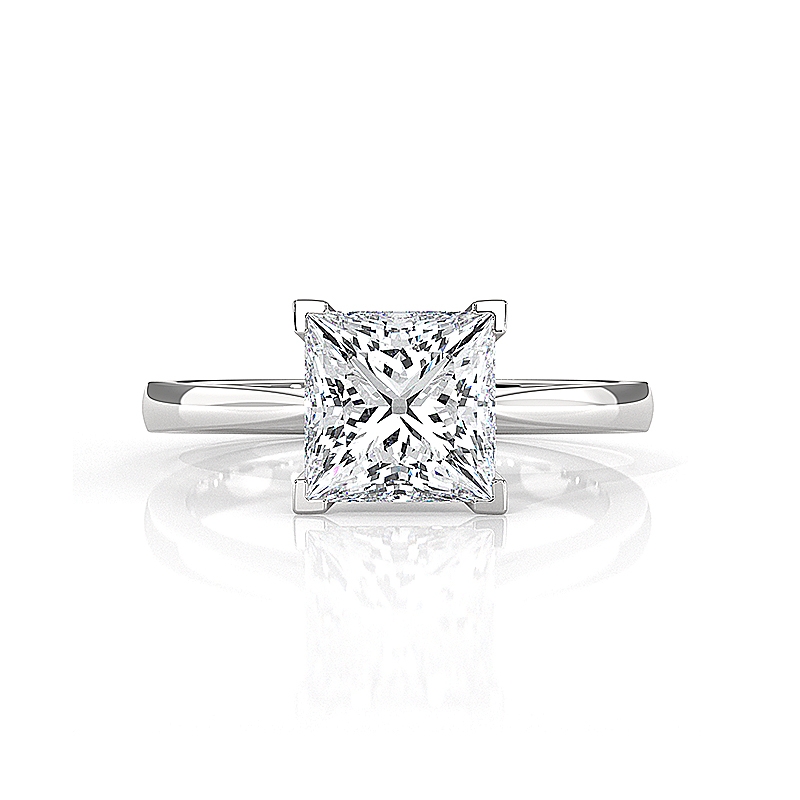  diamond Ring 14k Gold White