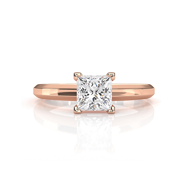  diamond Ring 18k Rose Gold