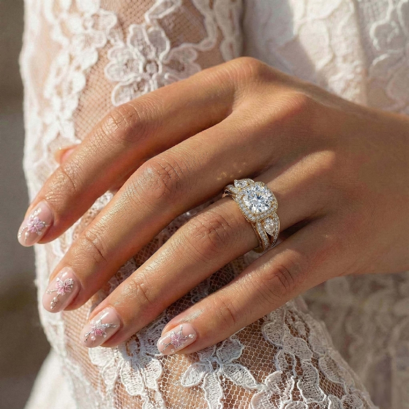  diamond Ring 18k Gold Yellow