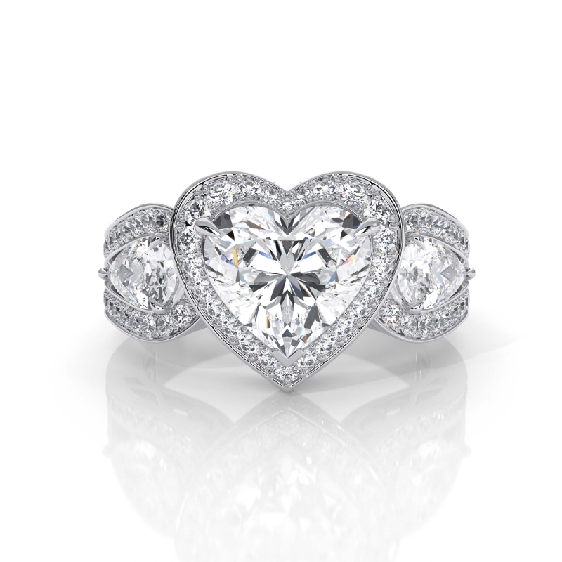  diamond Ring Platinum 950