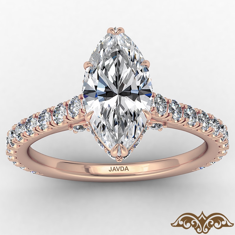  diamond Ring 18k Rose Gold