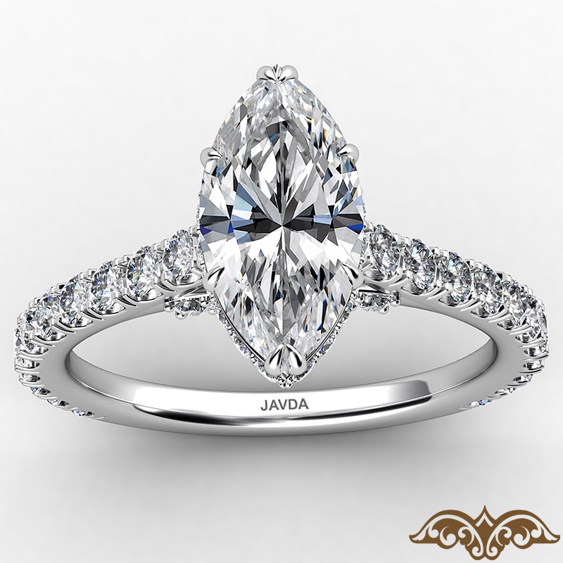  diamond Ring 14k Gold White