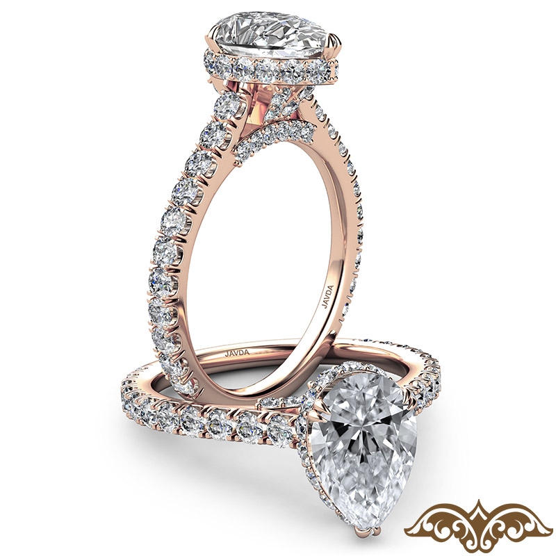  diamond Ring 18k Rose Gold