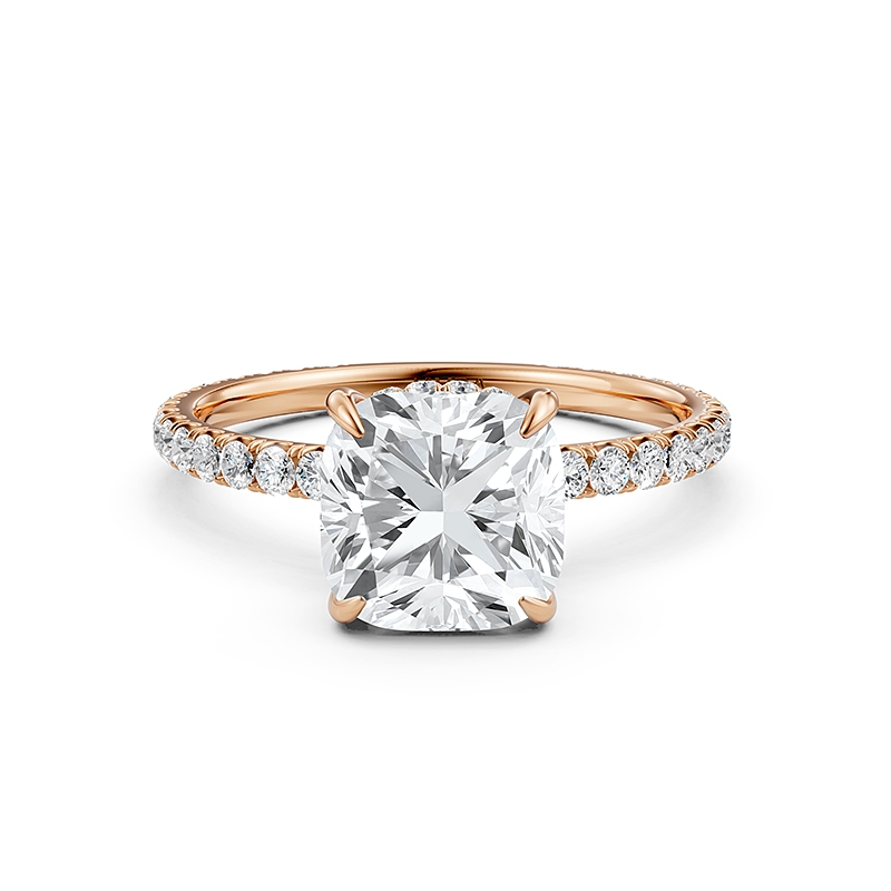  diamond Ring 14k Rose Gold