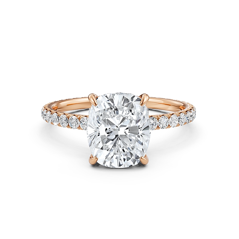  diamond Ring 14k Rose Gold