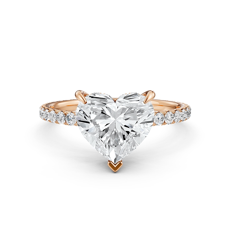  diamond Ring 14k Rose Gold