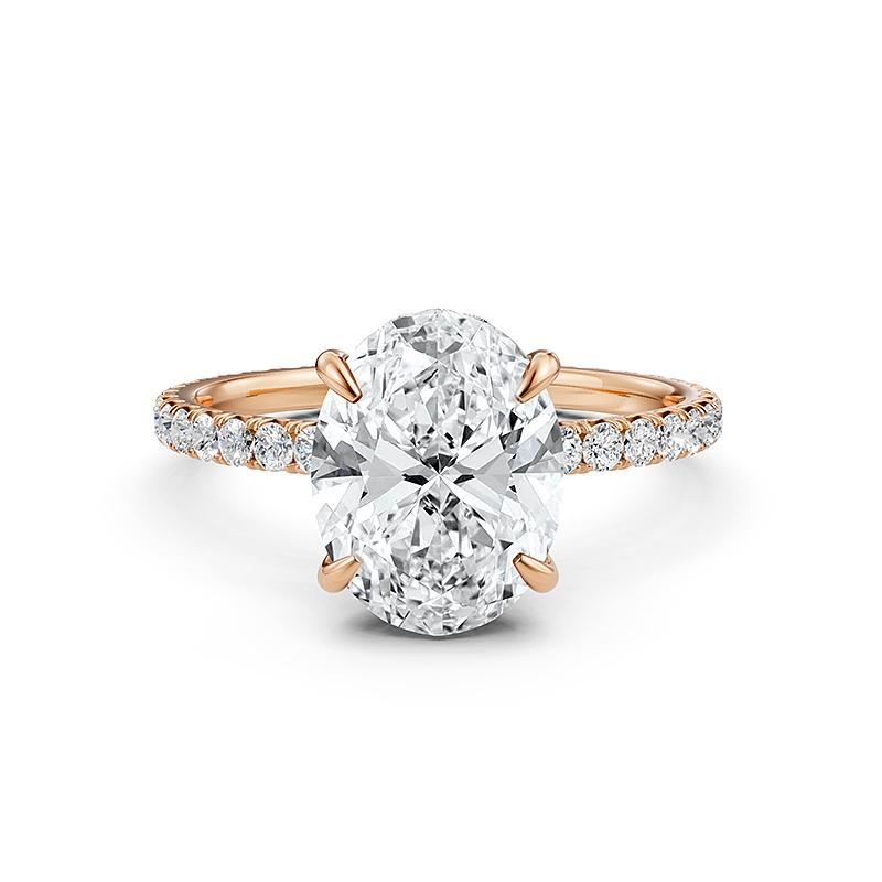  diamond Ring 14k Rose Gold