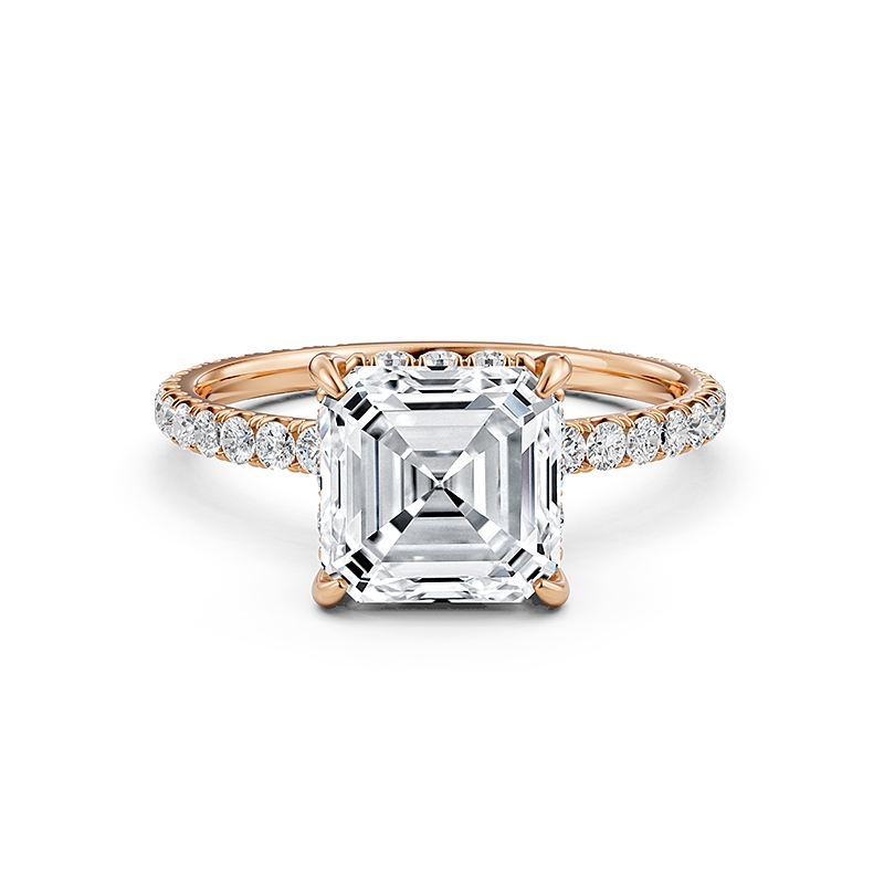  diamond Ring 14k Rose Gold