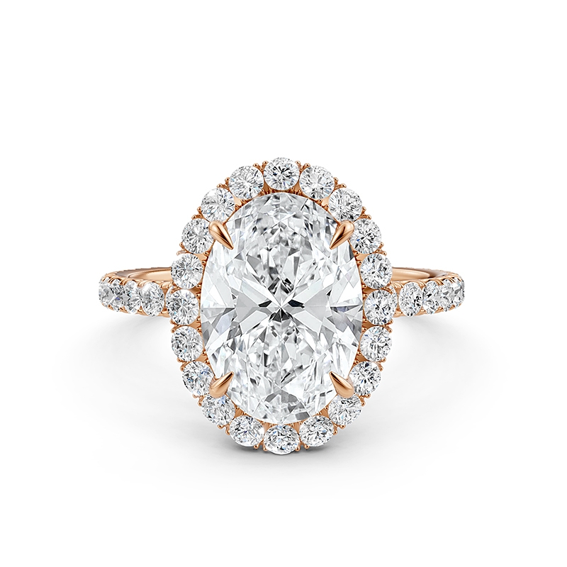  diamond Ring 14k Rose Gold