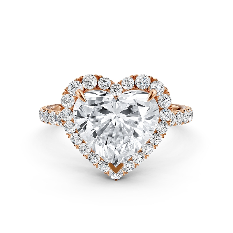  diamond Ring 14k Rose Gold