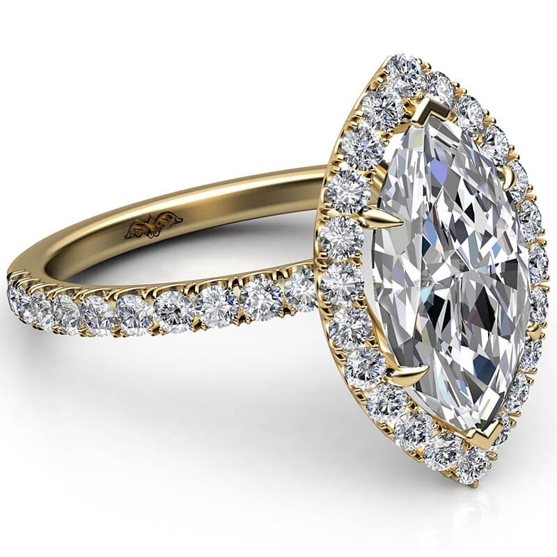  diamond Ring 14k Gold Yellow