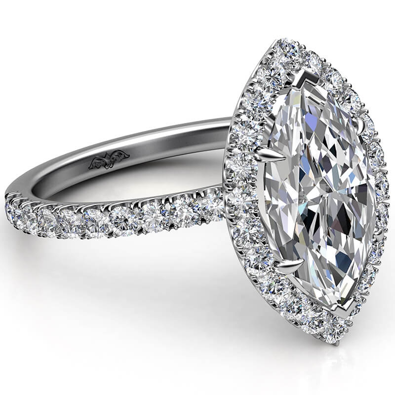  diamond Ring 14k Gold White