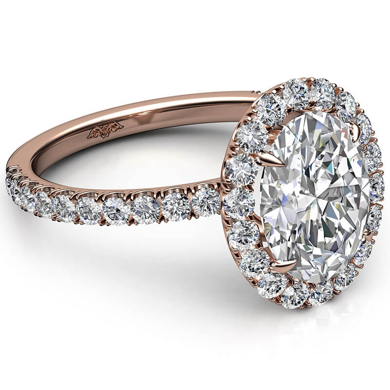  diamond Ring 14k Rose Gold