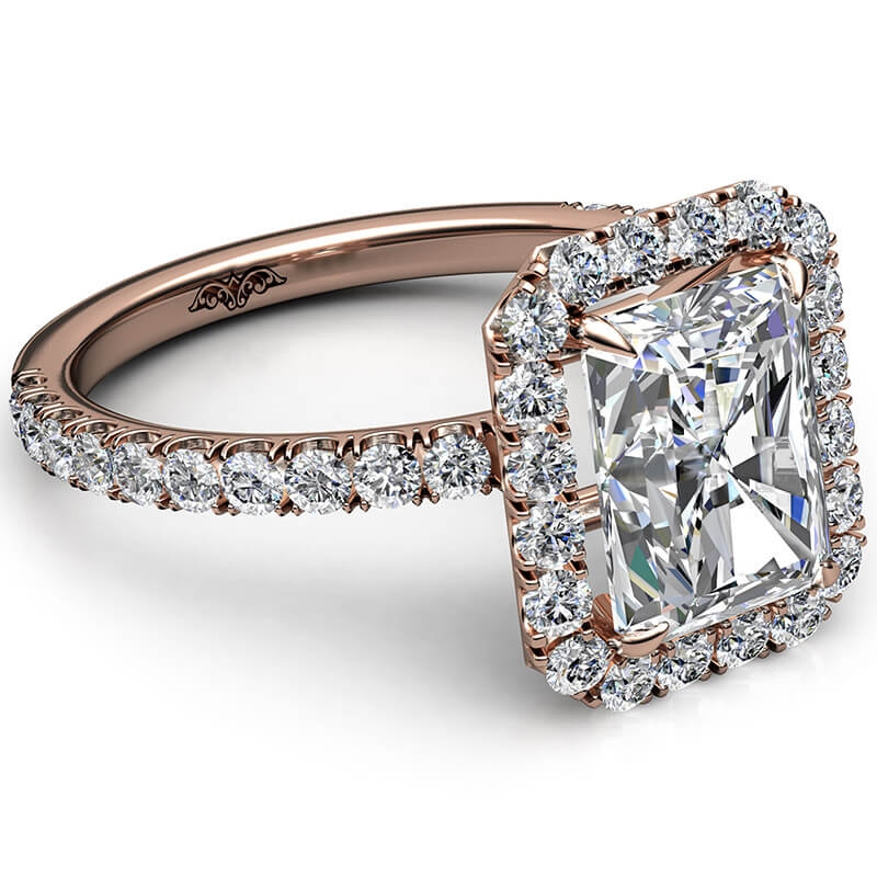  diamond Ring 14k Rose Gold