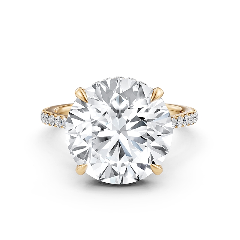  diamond Ring 14k Gold Yellow