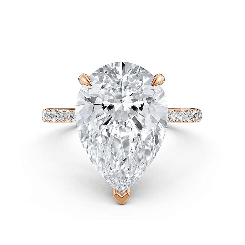  diamond Ring 14k Rose Gold