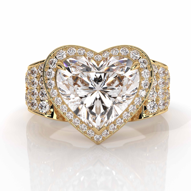  diamond Ring 14k Gold Yellow