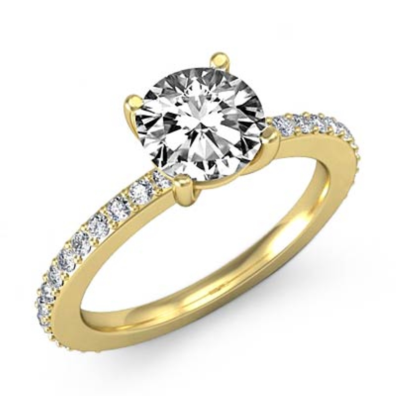  diamond Ring 14k Gold Yellow