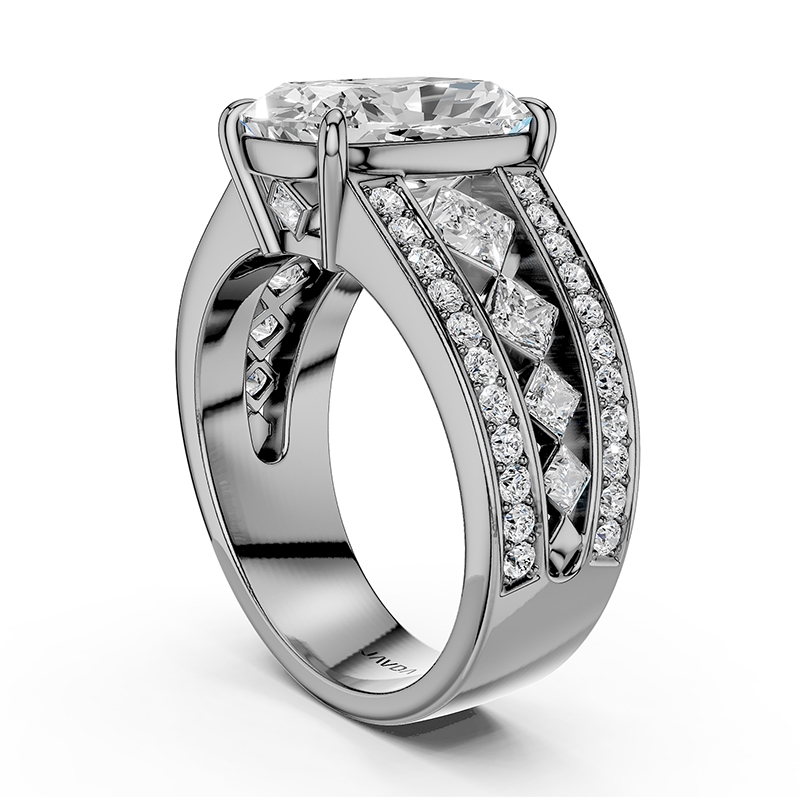  diamond Ring 14k Gold White