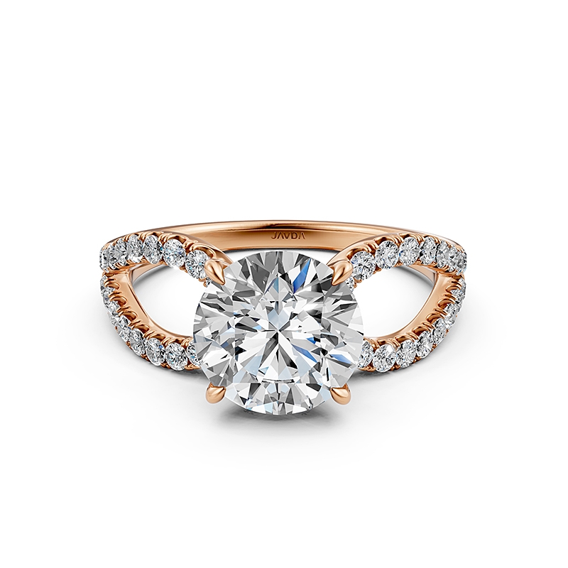  diamond Ring 18k Rose Gold