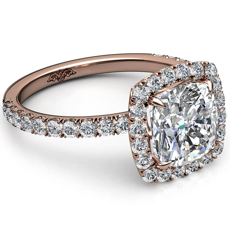  diamond Ring 18k Rose Gold