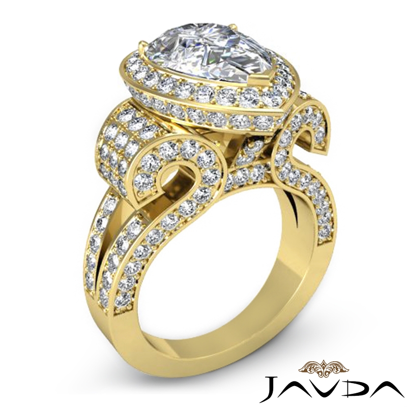  diamond Ring 14k Gold Yellow