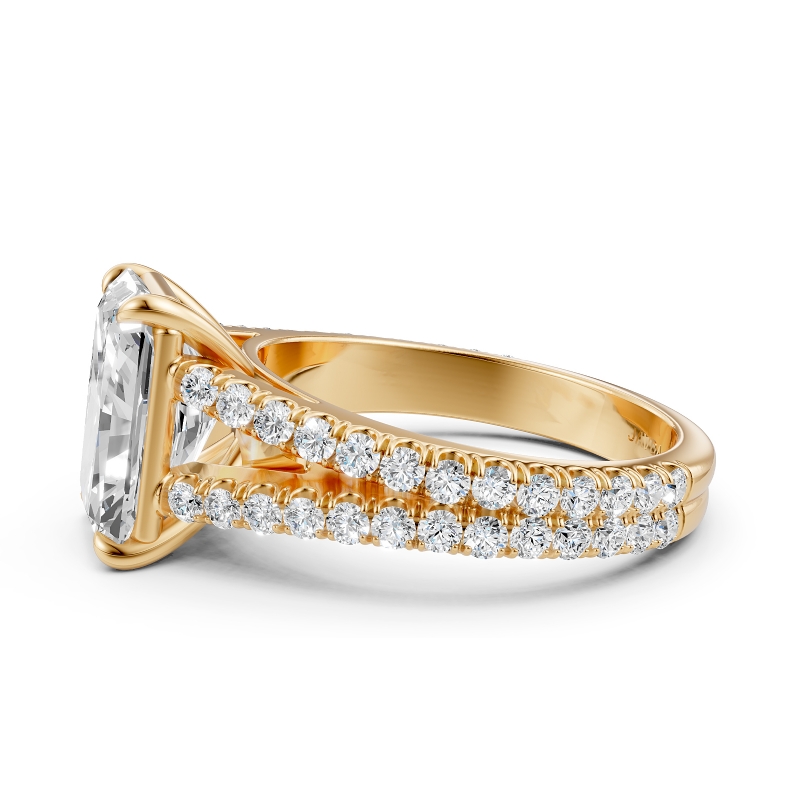  diamond Ring 14k Gold Yellow