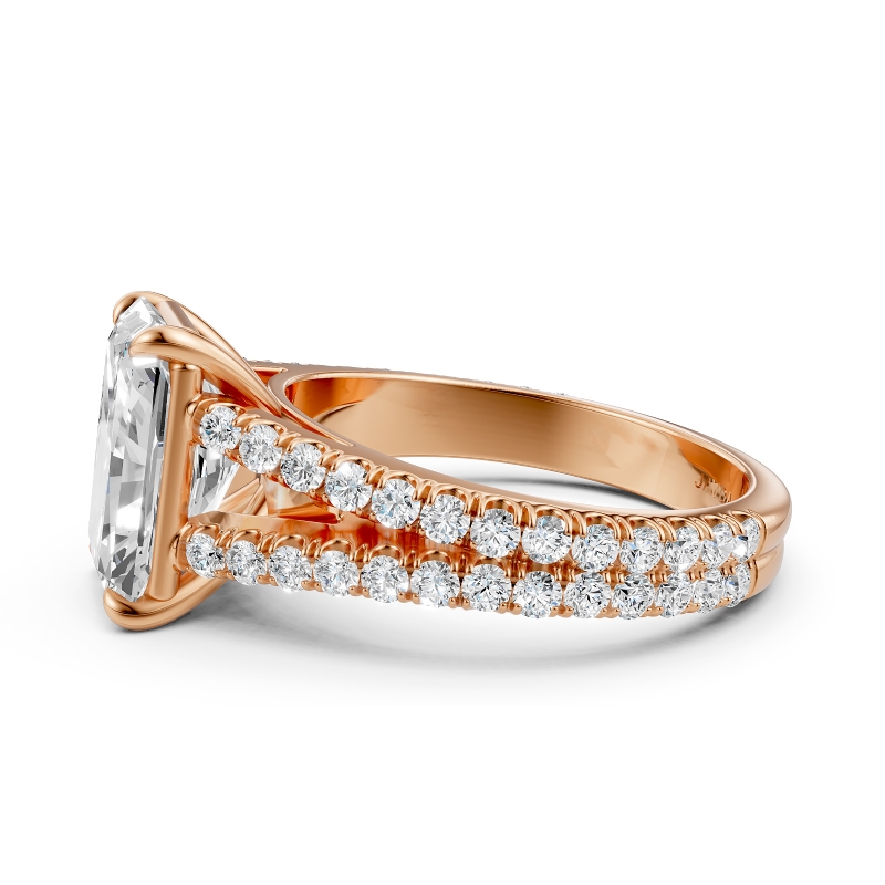  diamond Ring 14k Rose Gold
