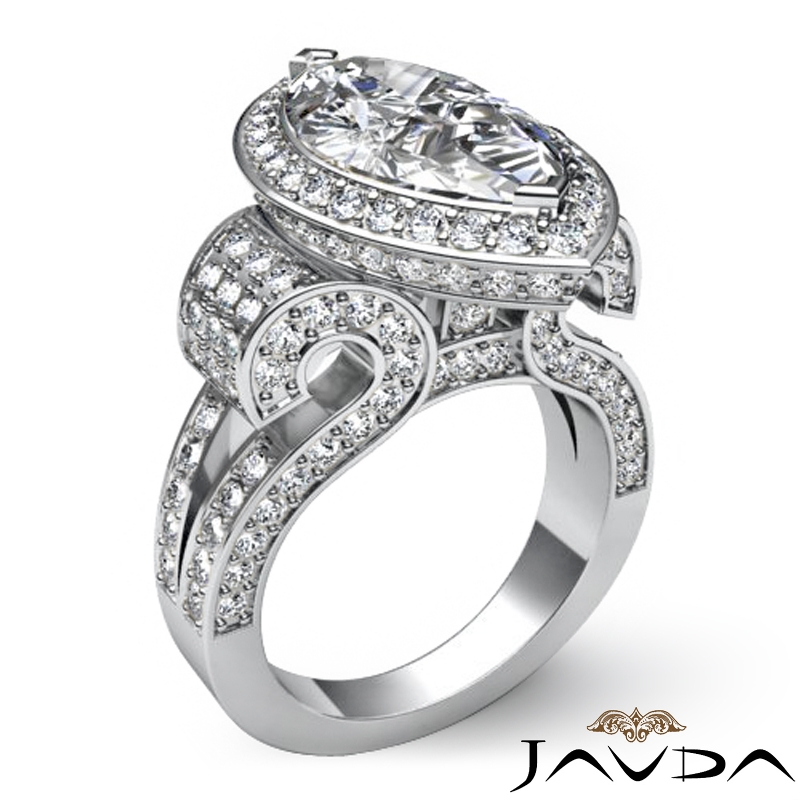  diamond Ring 14k Gold White