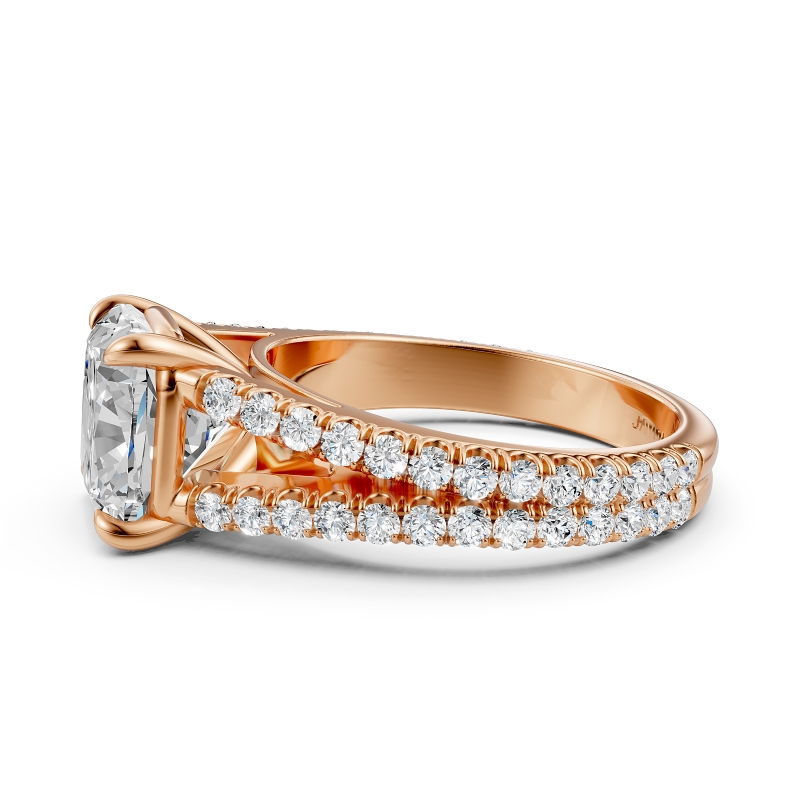  diamond Ring 18k Rose Gold