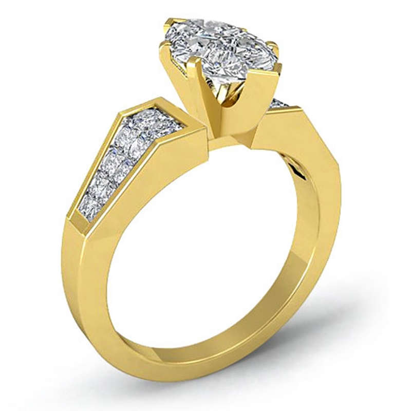  diamond Ring 14k Gold Yellow