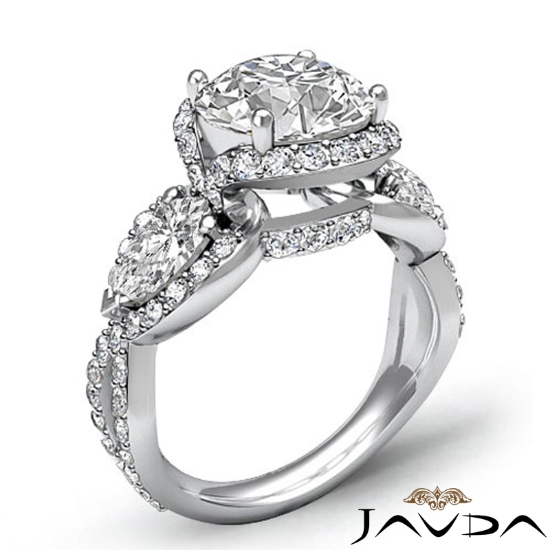  diamond Ring 14k Gold White