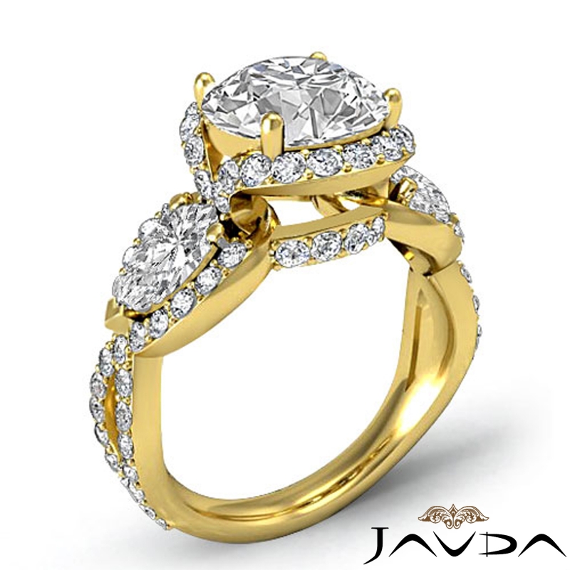  diamond Ring 18k Gold Yellow