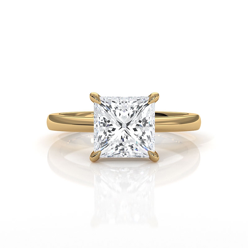  diamond Ring 14k Gold Yellow
