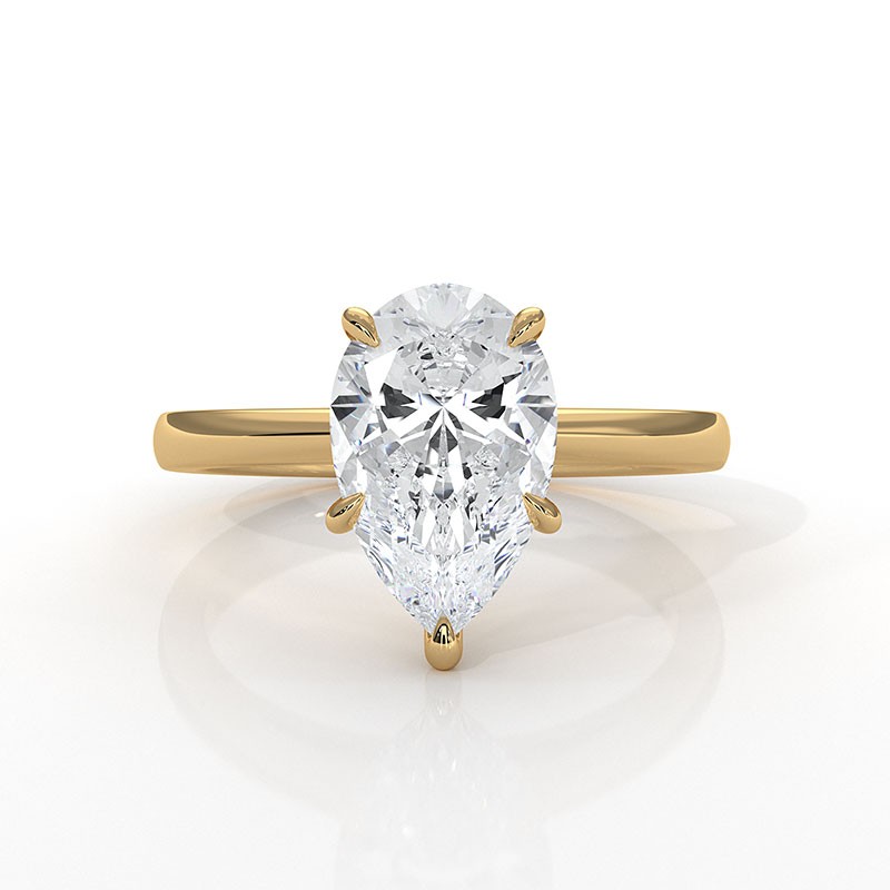  diamond Ring 14k Gold Yellow