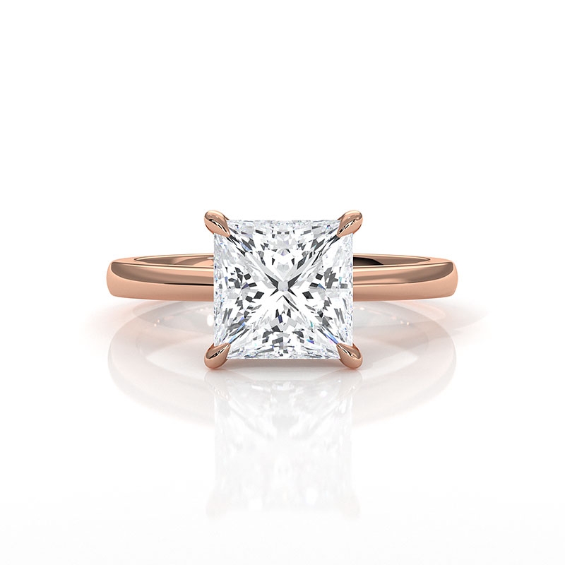  diamond Ring 18k Rose Gold