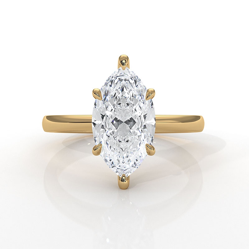  diamond Ring 14k Gold Yellow