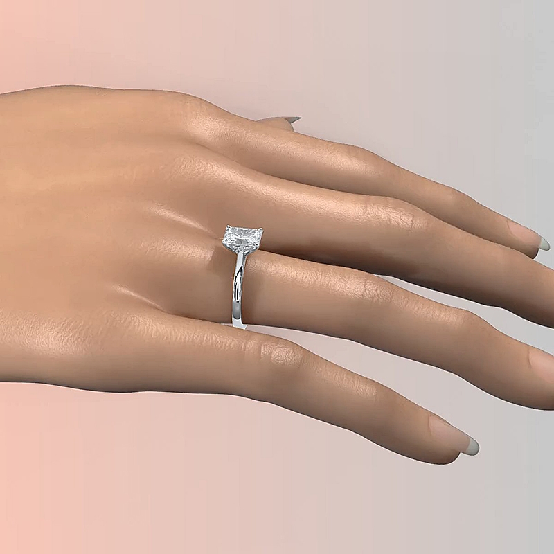  diamond Ring 14k Gold White