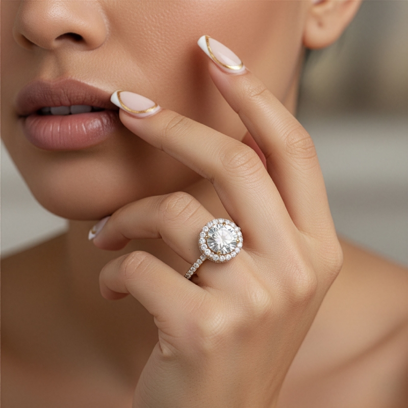  diamond Ring 14k Gold Yellow