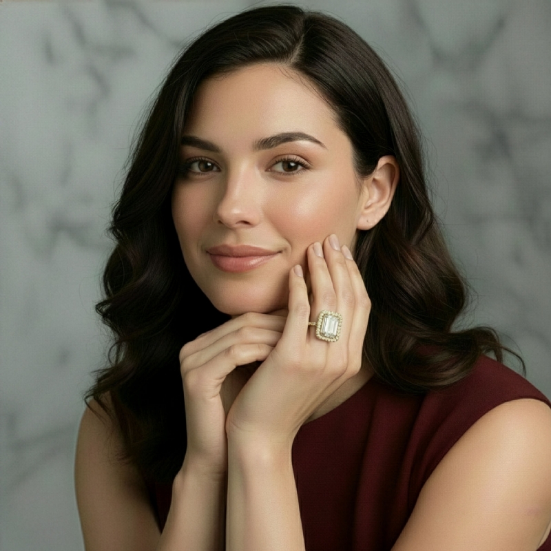  diamond Ring 14k Gold Yellow