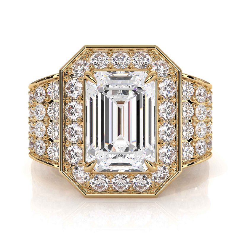  diamond Ring 14k Gold Yellow