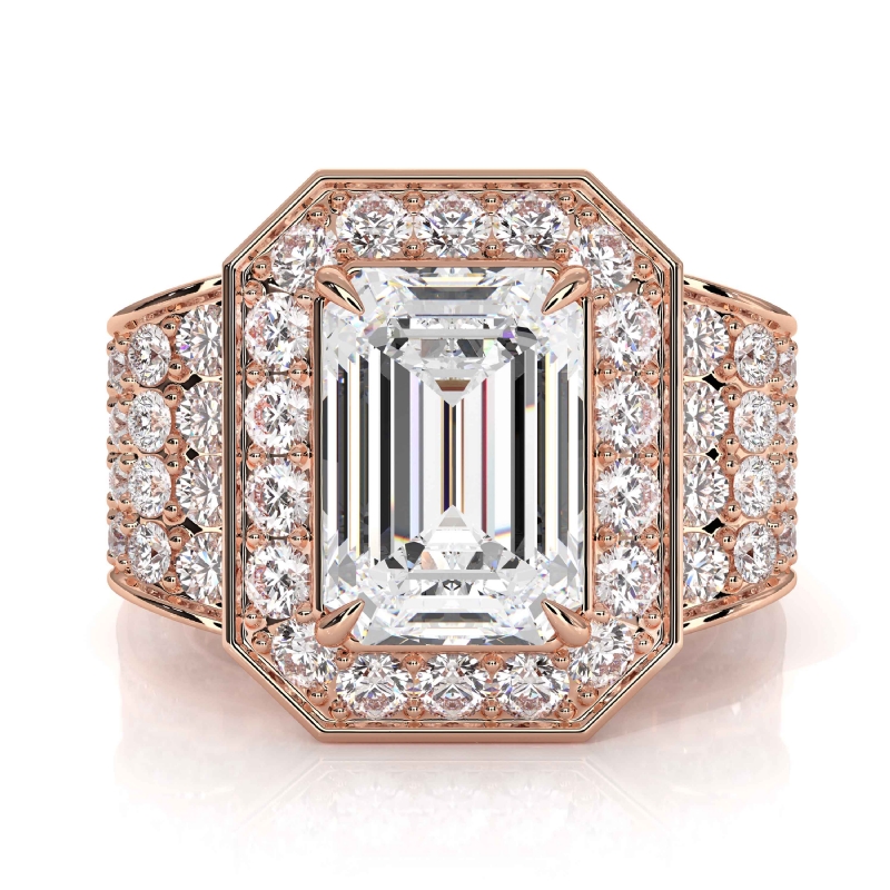  diamond Ring 14k Rose Gold