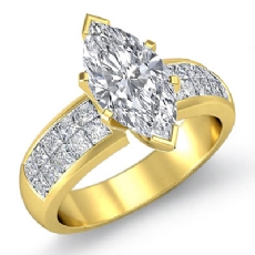  diamond Ring 14k Gold Yellow