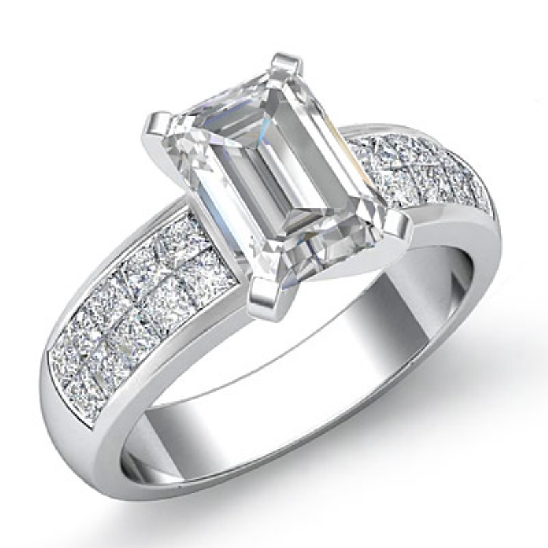  diamond Ring 14k Gold White