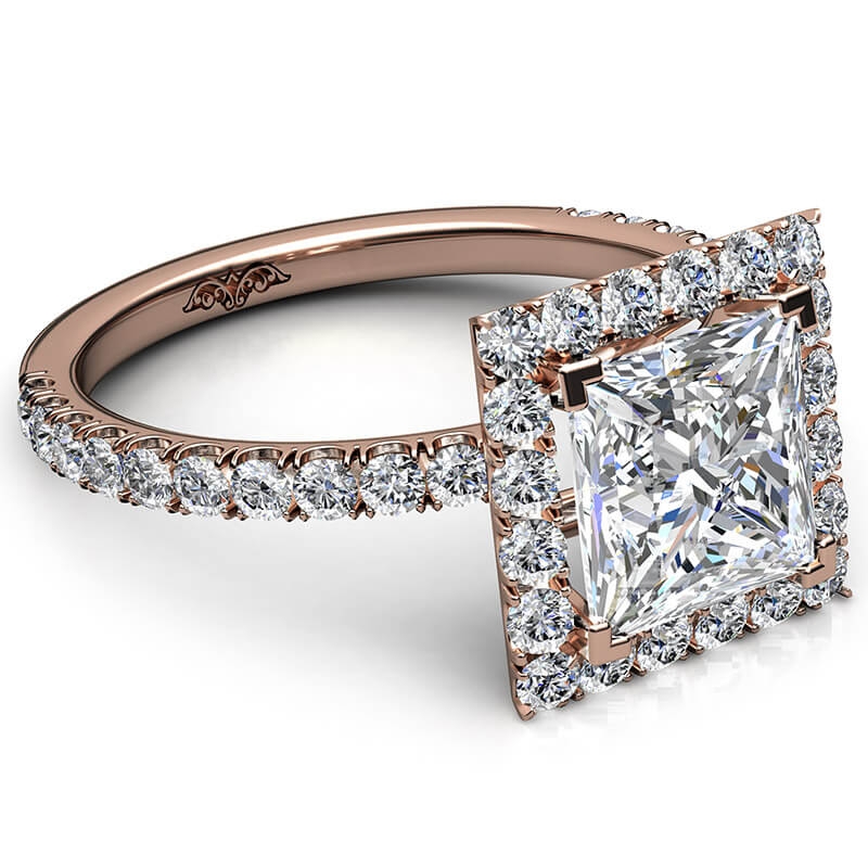  diamond Ring 18k Rose Gold