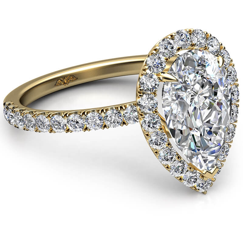  diamond Ring 14k Gold Yellow