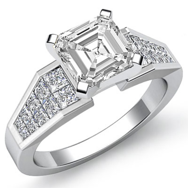  diamond Ring 14k Gold White